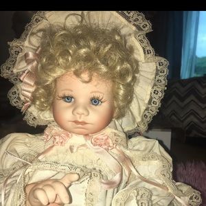 Porcelain doll by Elaine Campbell “Emma”